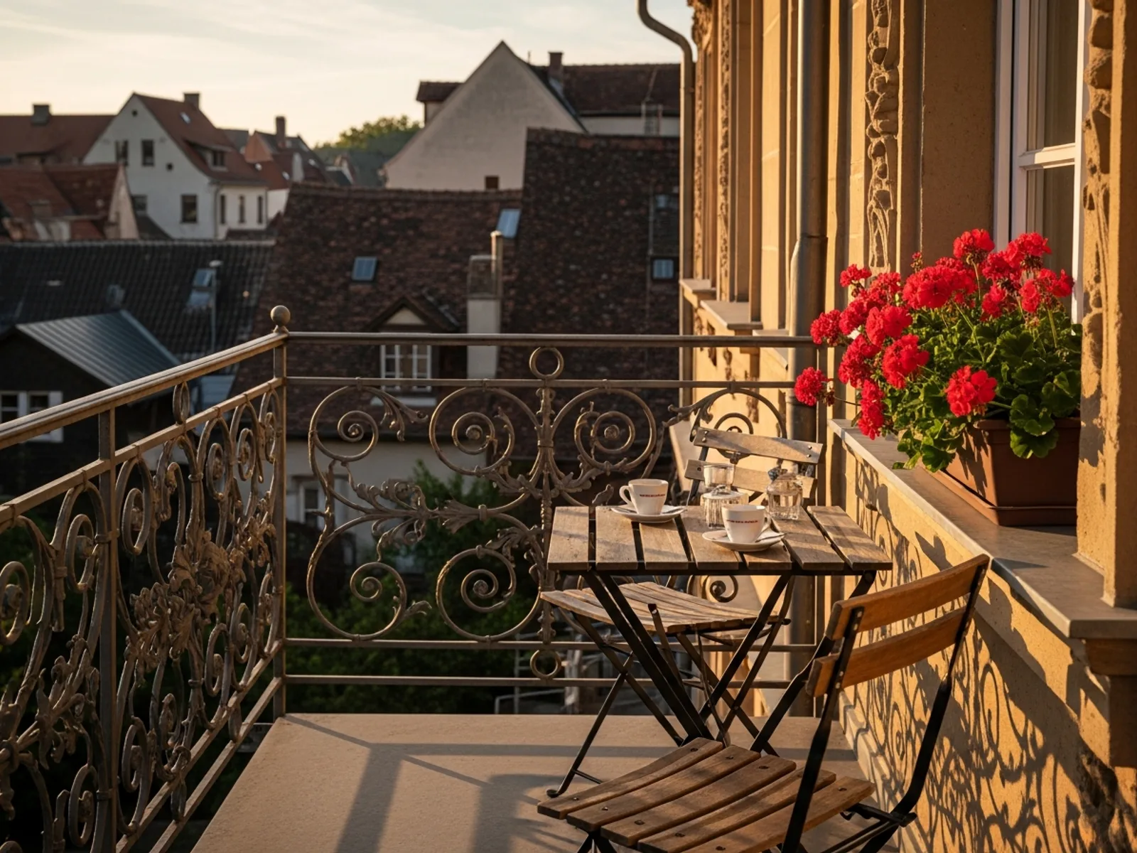 Altbau Isny — Balkon