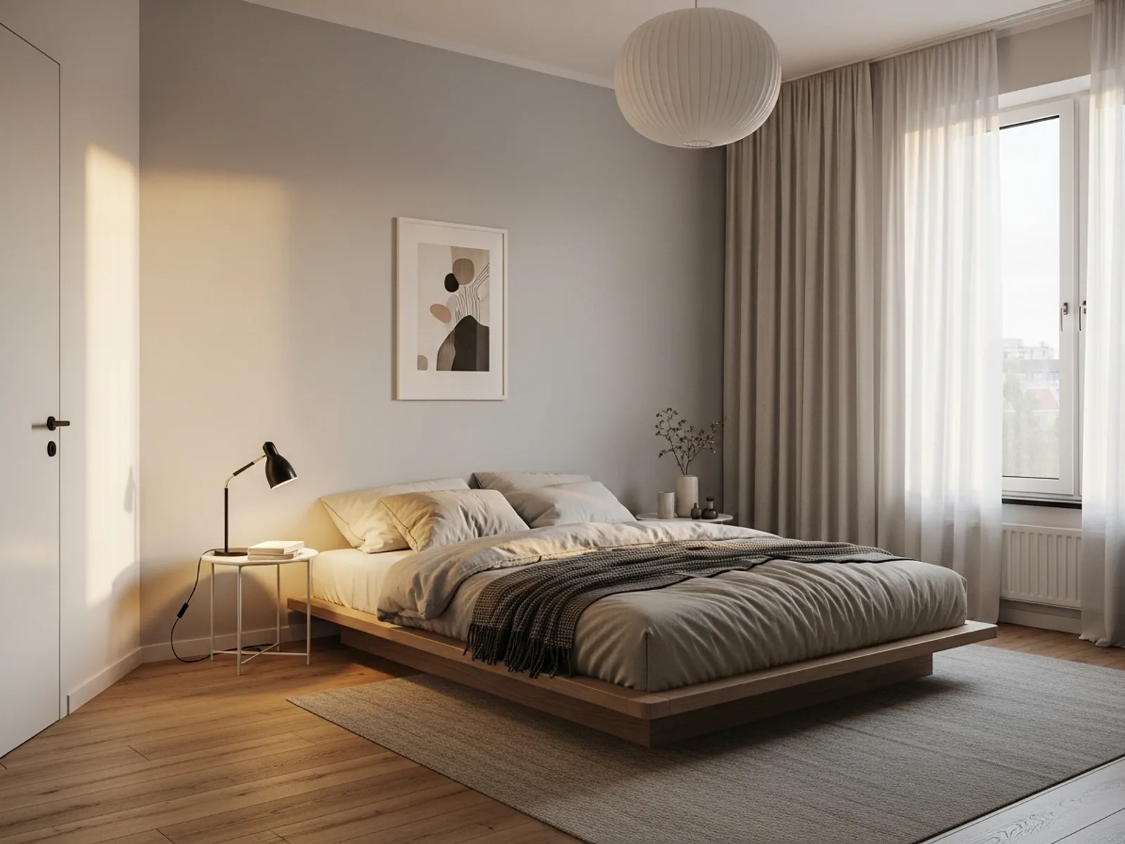 Neubauwohnung Weingarten — Schlafzimmer